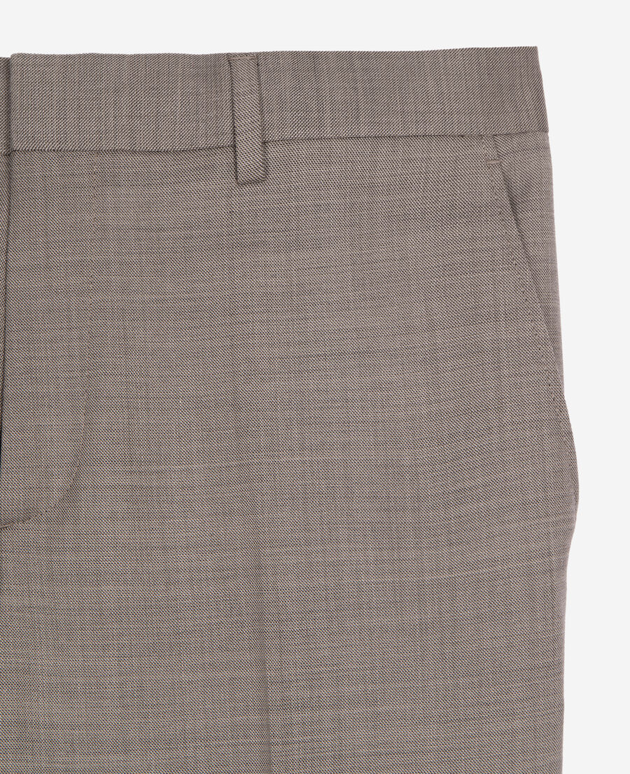 The Kooples HOMME BEIGE pantalon de costume en laine beige