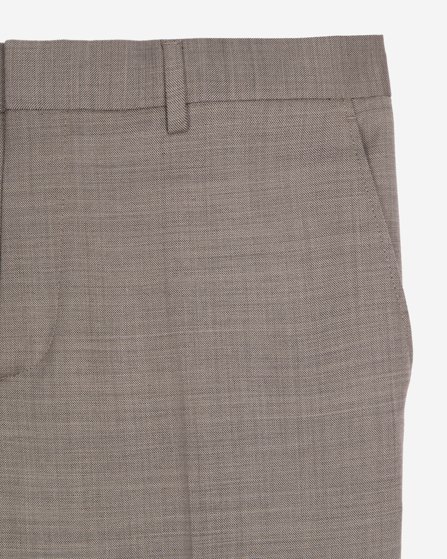 Beige wool suit trousers, BEIGE, hi-res image number null