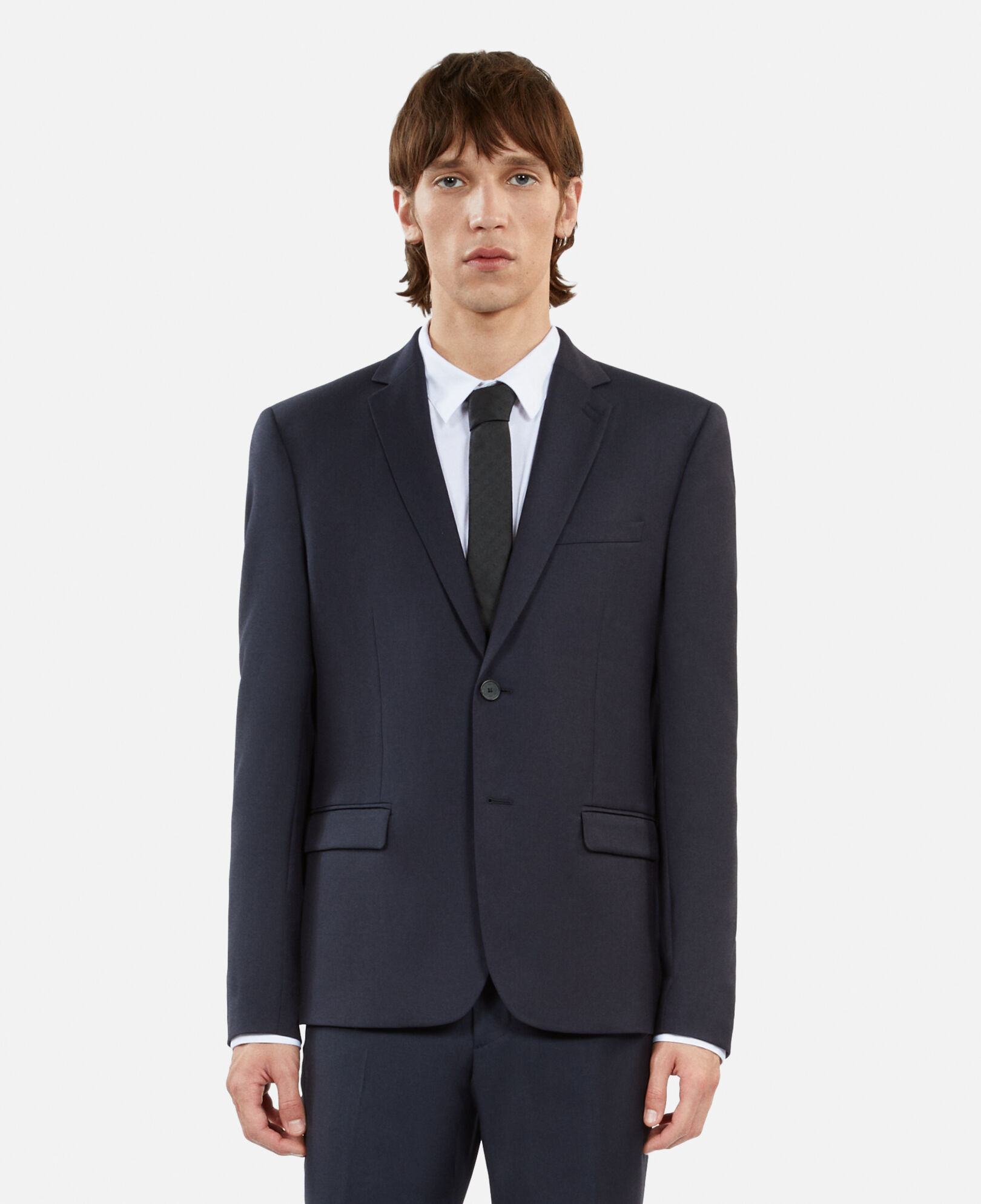 The Kooples HOMME BLACK cravate noire en soie