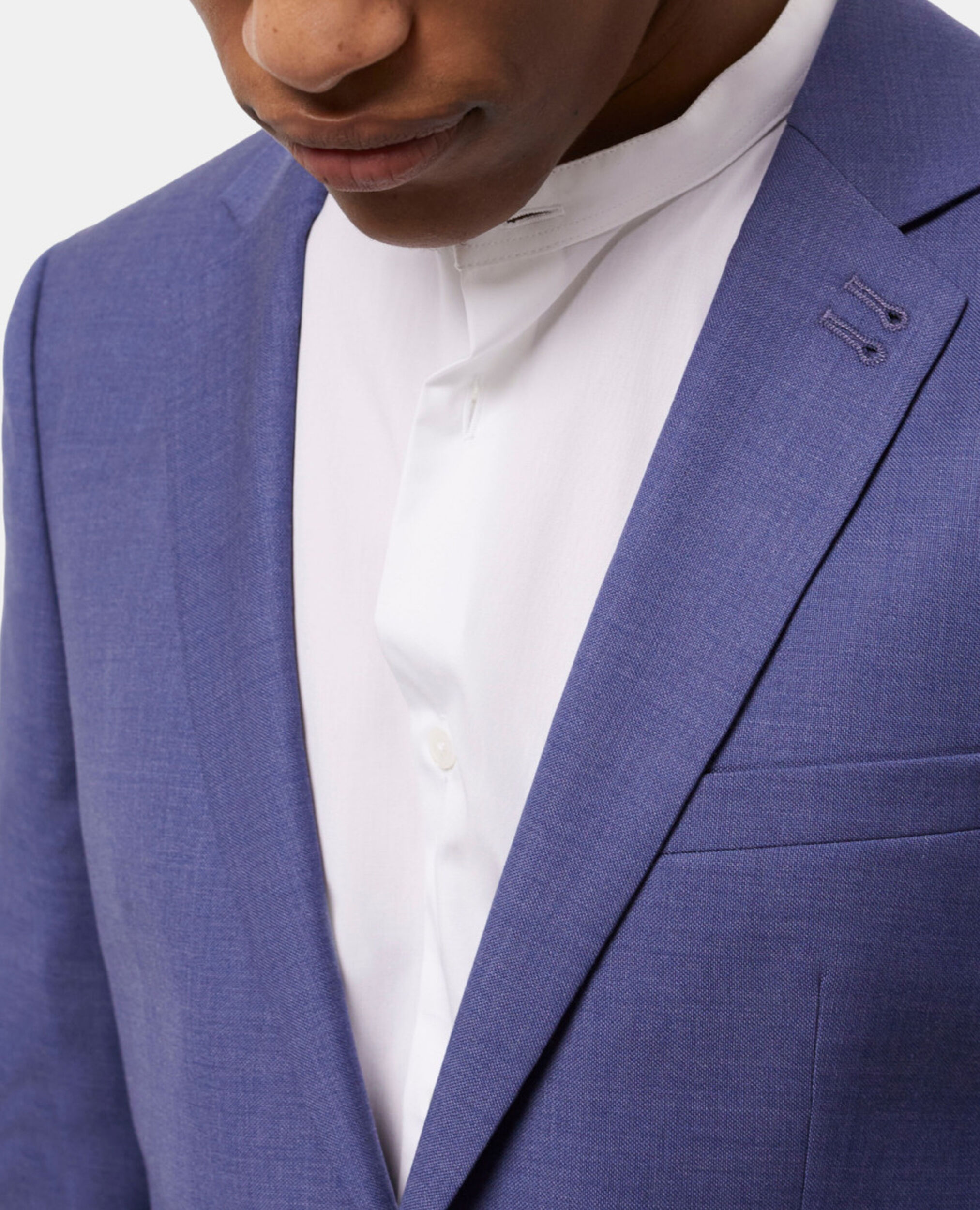 Blue suit jacket, BLUE, hi-res image number null