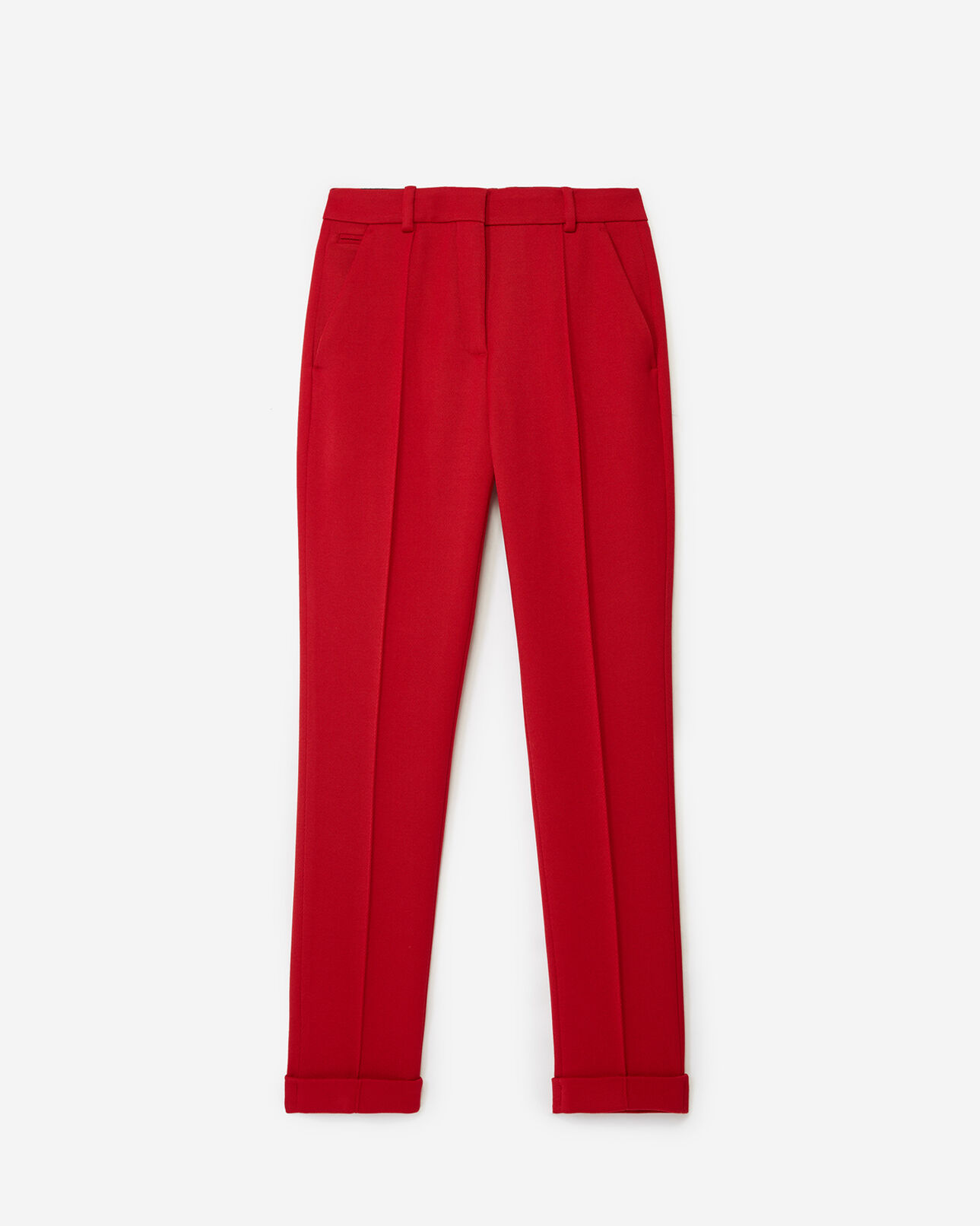 The Kooples FEMME RED pantalon de tailleur rouge
