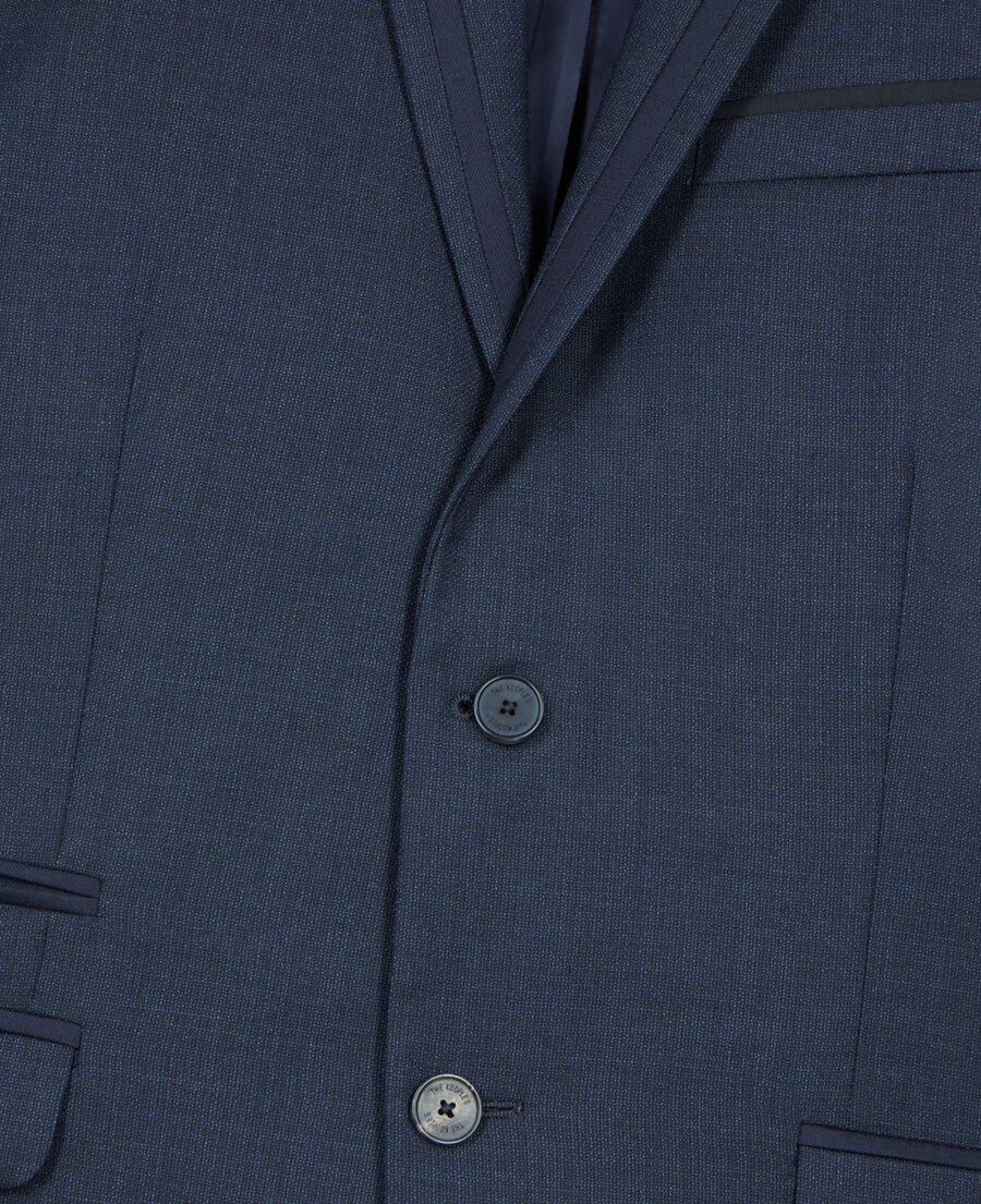 The Kooples MEN NAVY navy blue wool suit jacket