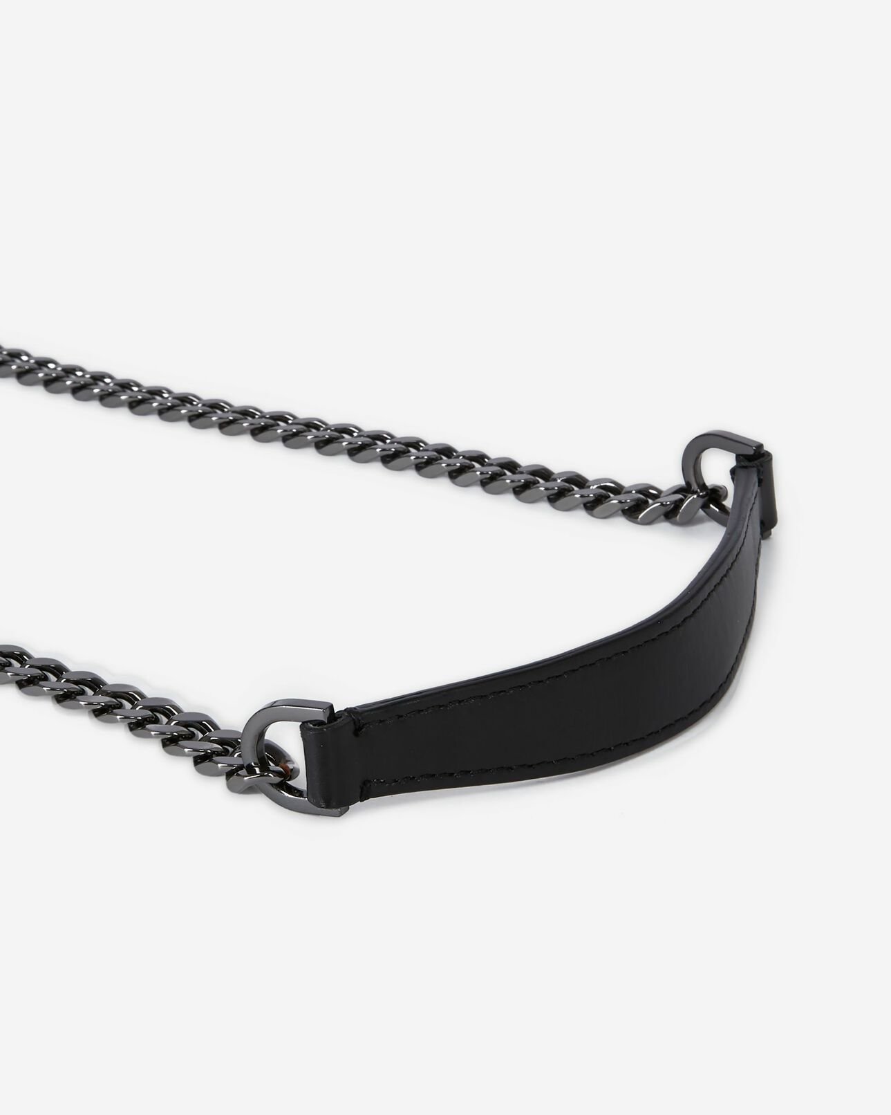 The Kooples DAMEN BLACK emily kleine tasche aus glattem schwarzem leder