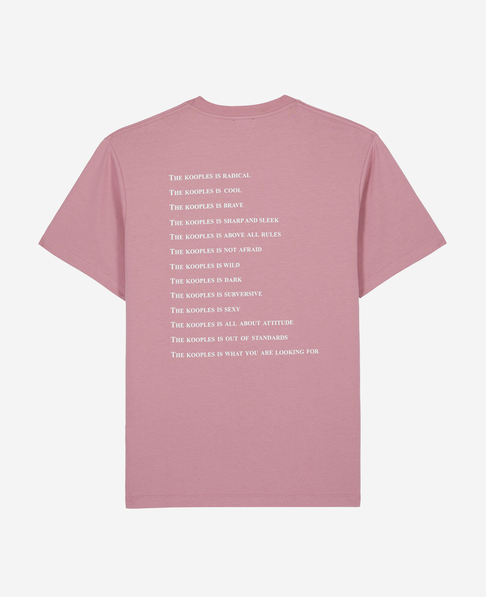 The Kooples MEN PINK WOOD lilac what is t-shirt