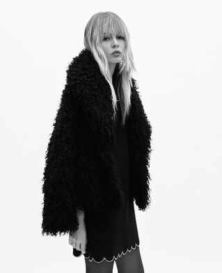 The Kooples FEMME BLACK robe courte avec d&eacute;tails de strass noire