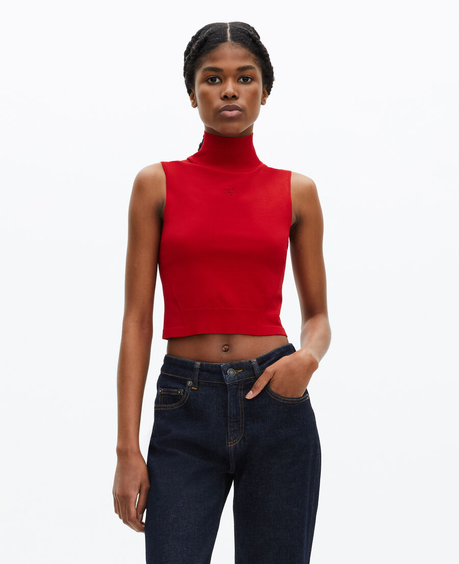 The Kooples WOMEN RED red knit top