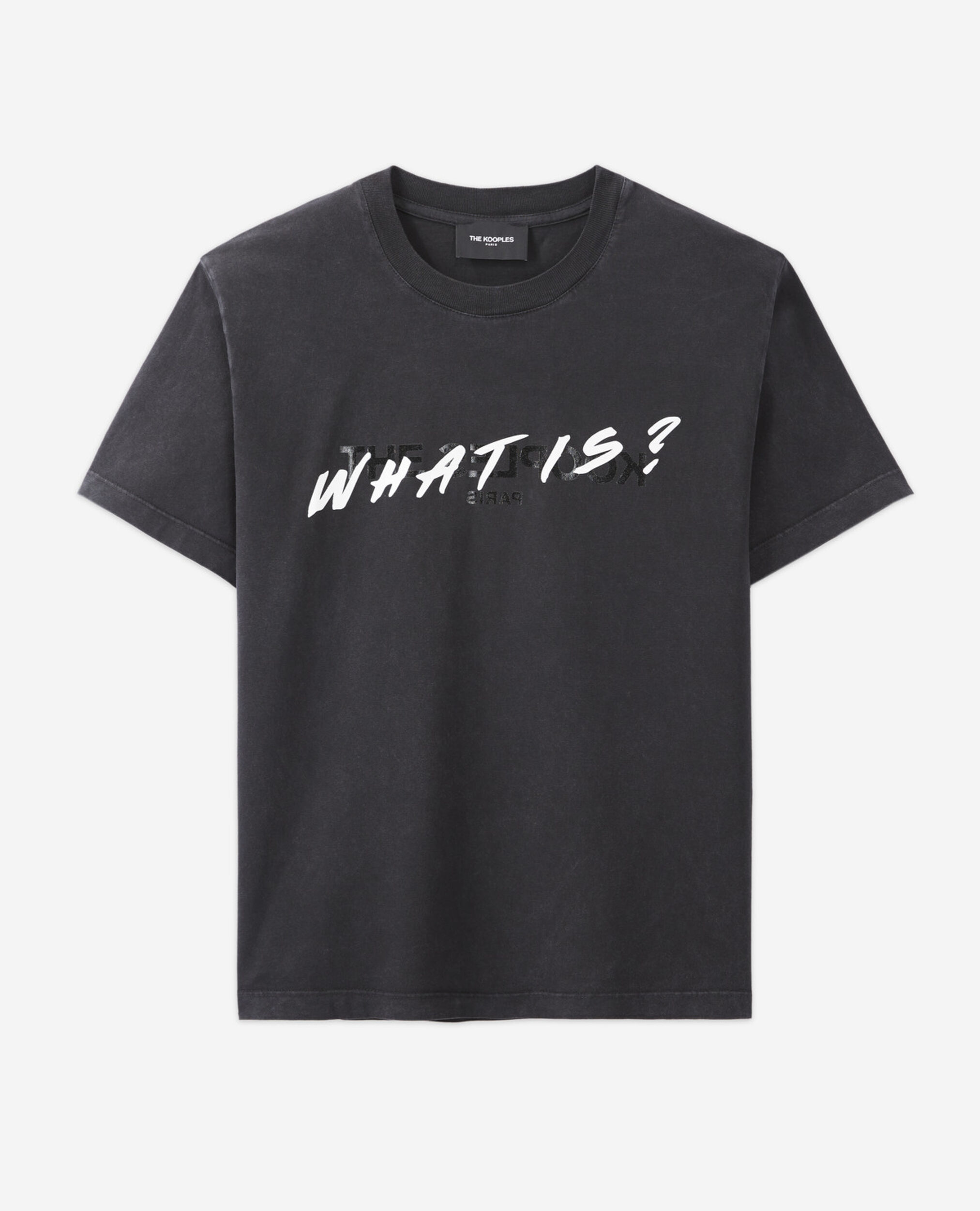 Camiseta WHAT IS, BLACK WASHED, hi-res image number null