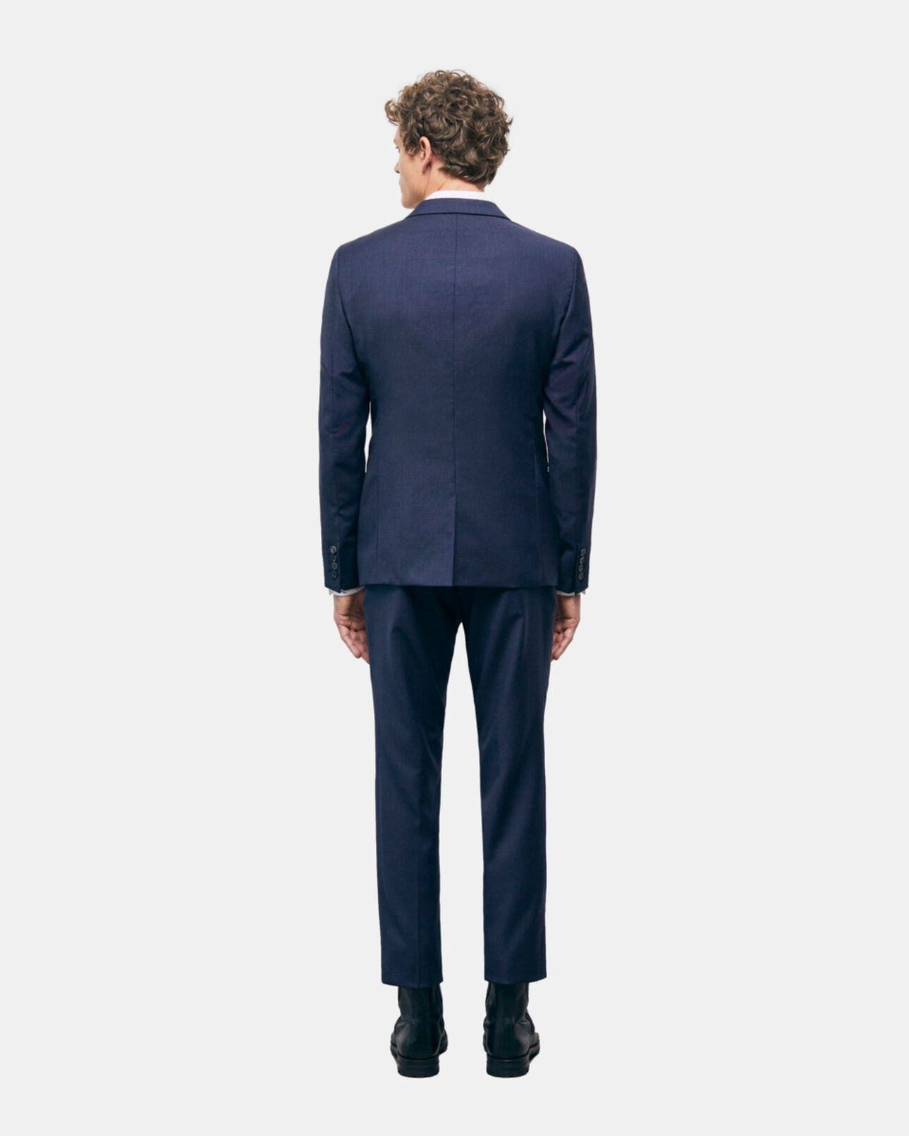 The Kooples MEN NAVY navy blue wool suit jacket