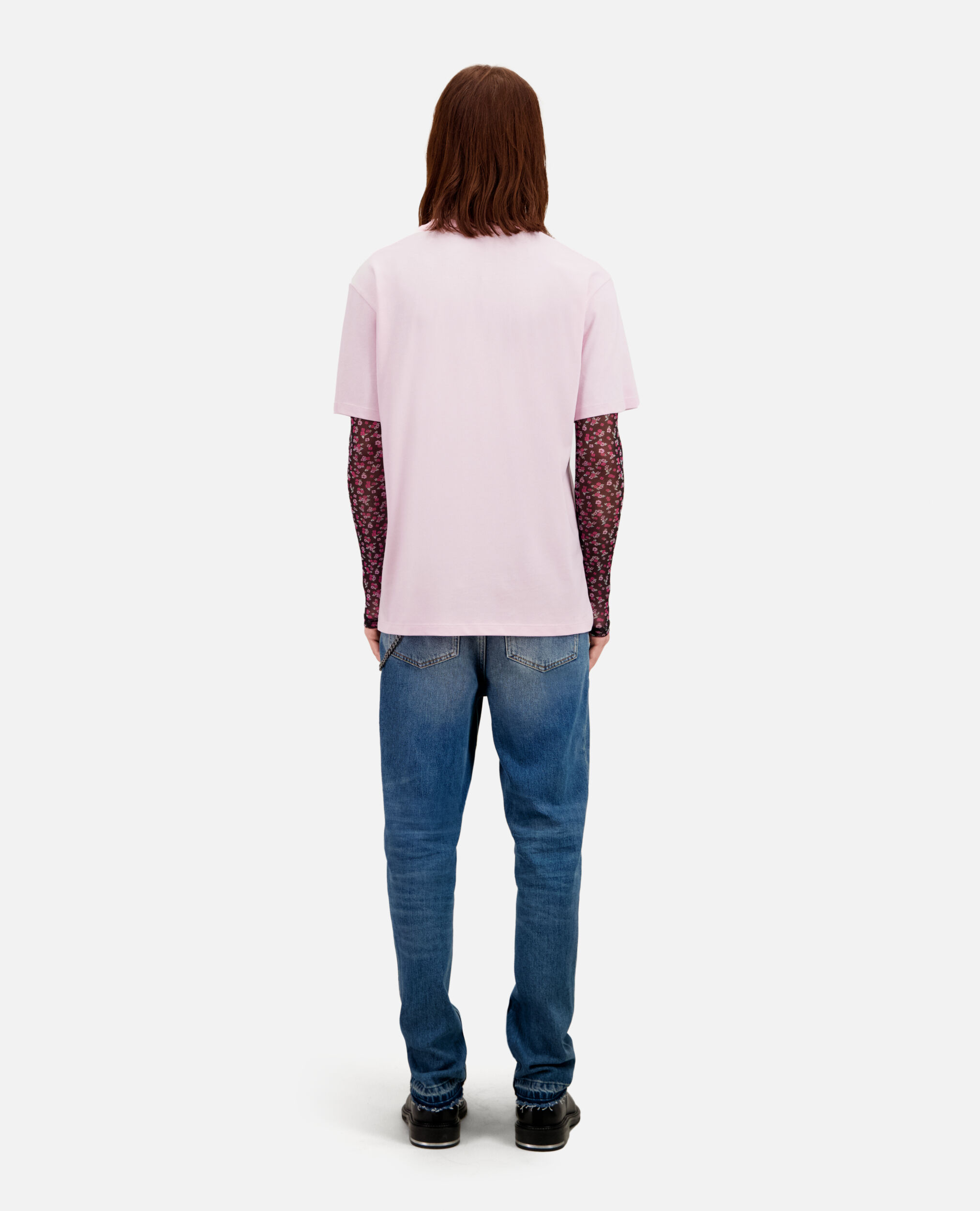 T-shirt Homme rose avec logo, PALE PINK, hi-res image number null