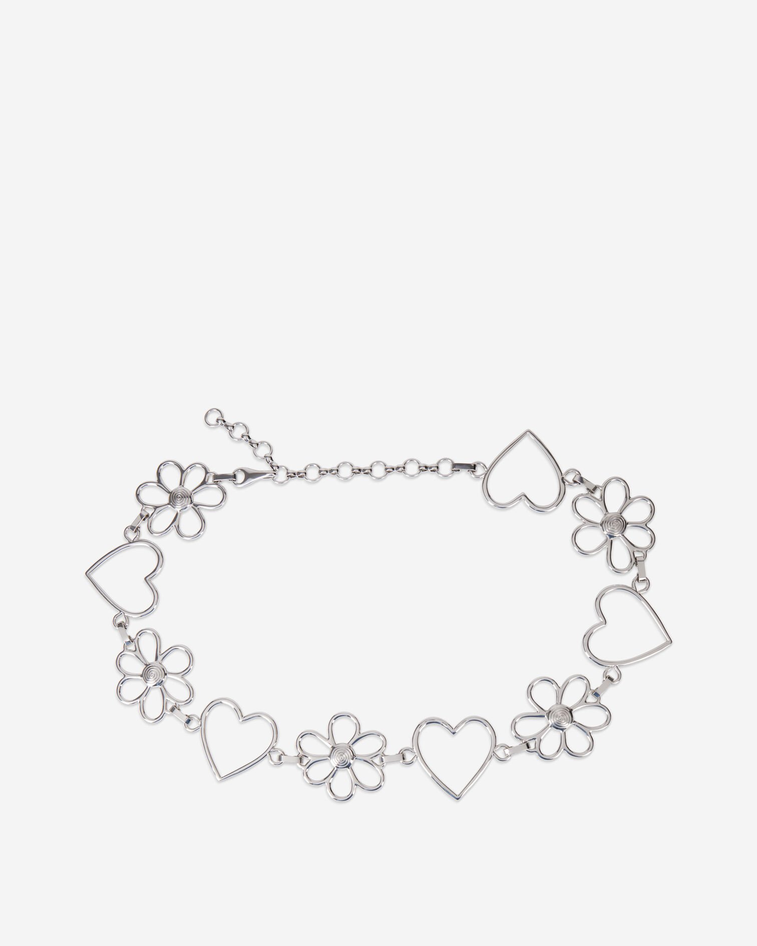 Silver chain belt, SILVER, hi-res image number null