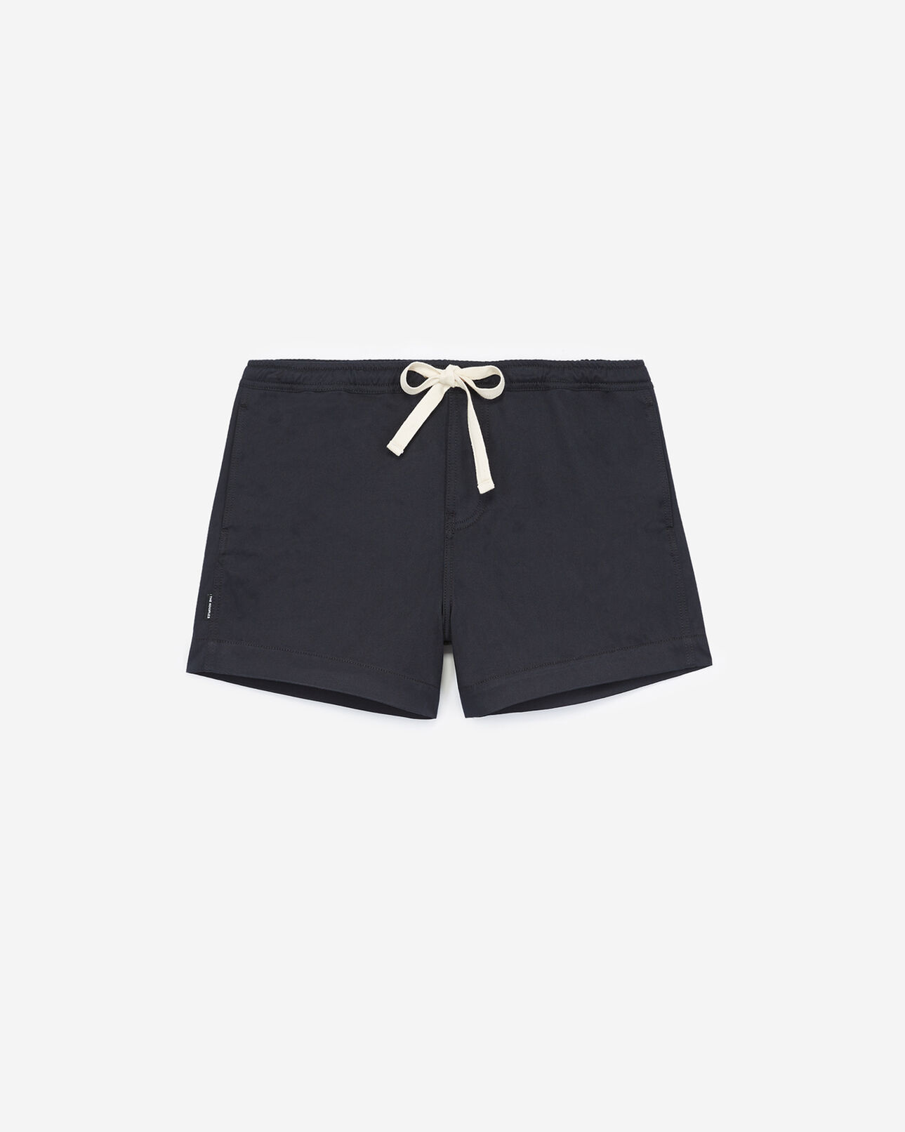 The Kooples HOMME DARK NAVY short bleu coton avec poche arrière