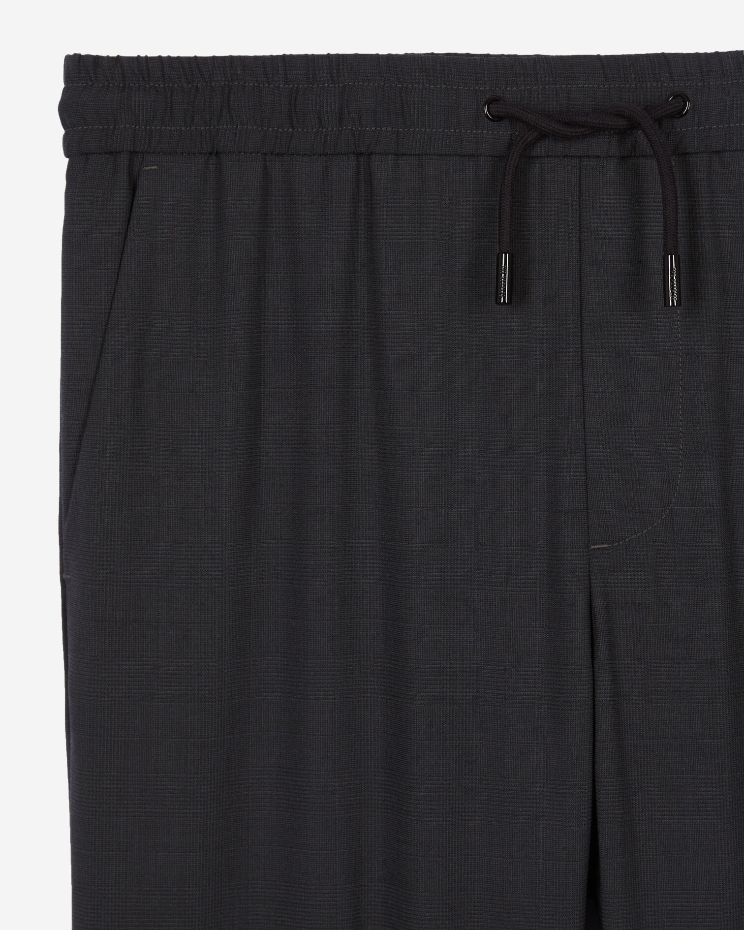 Grey checked trousers, DARK GREY, hi-res image number null