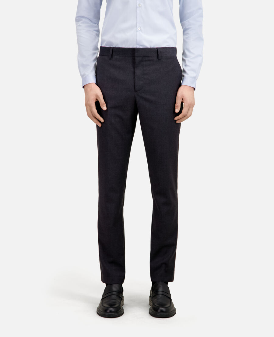 gray wool suit pants