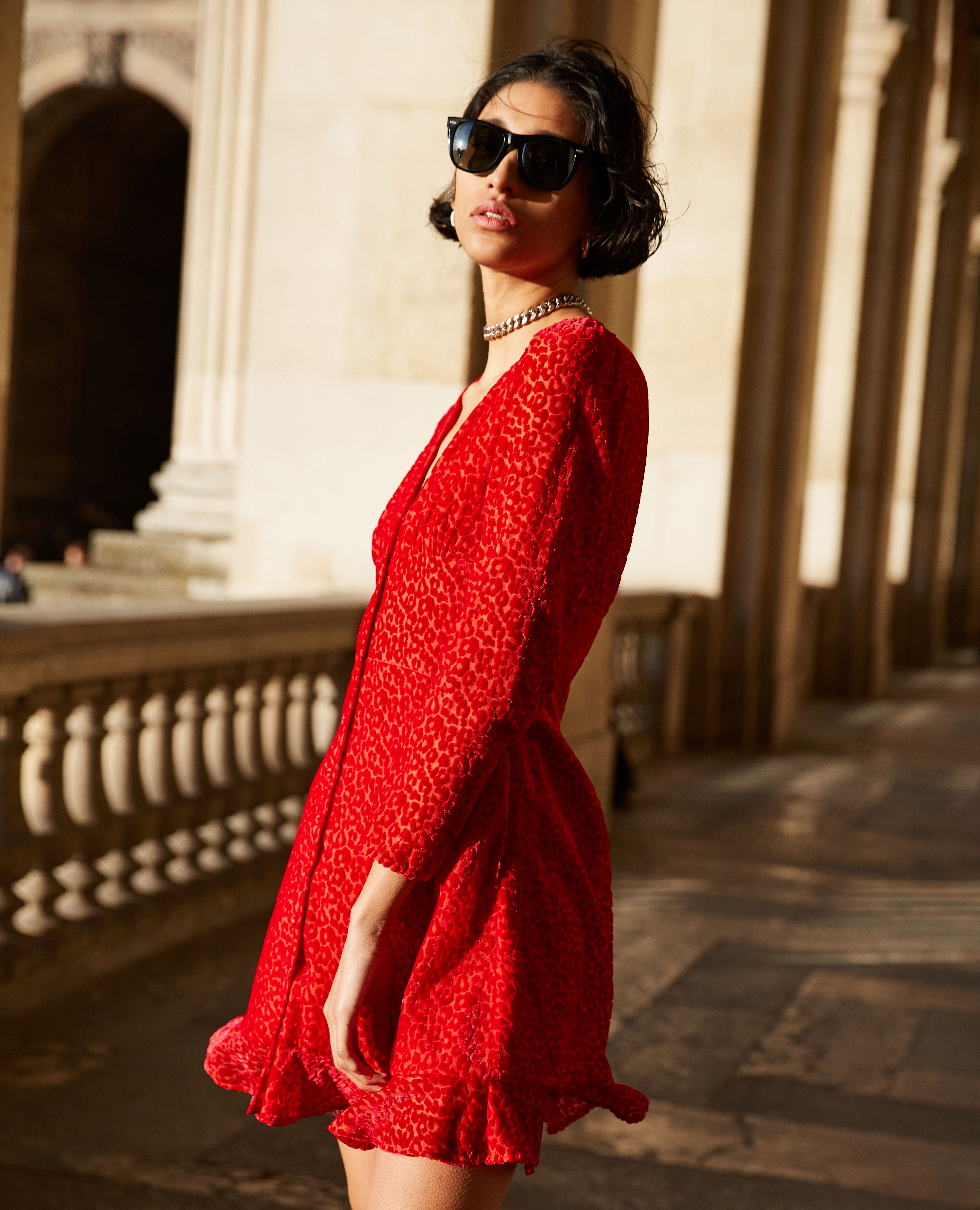 Robe boutonnée dos deals