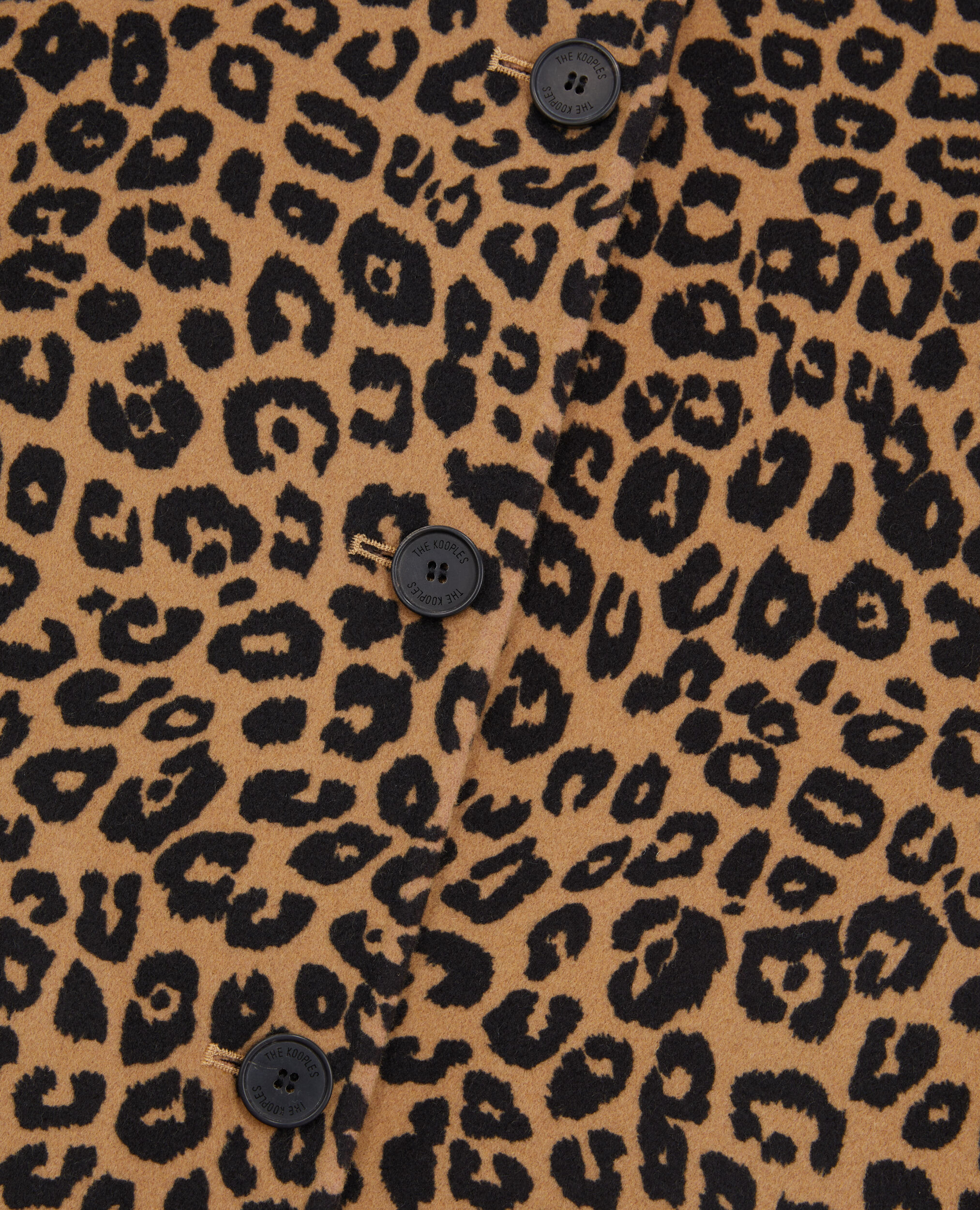 Blouson type surchemise léopard en laine mélangée, LEOPARD, hi-res image number null