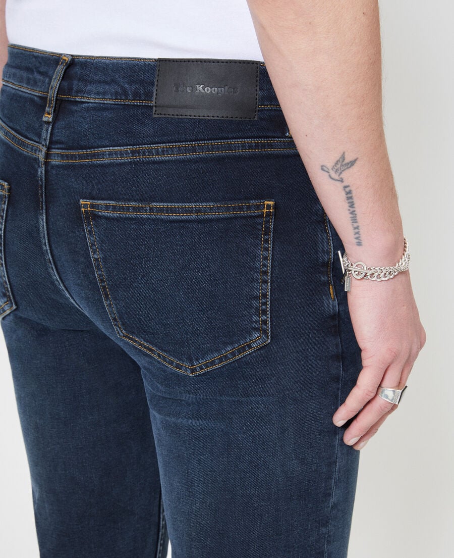 The Kooples HOMME BLUE ELECTRIC jean slim bleu fonc&eacute;