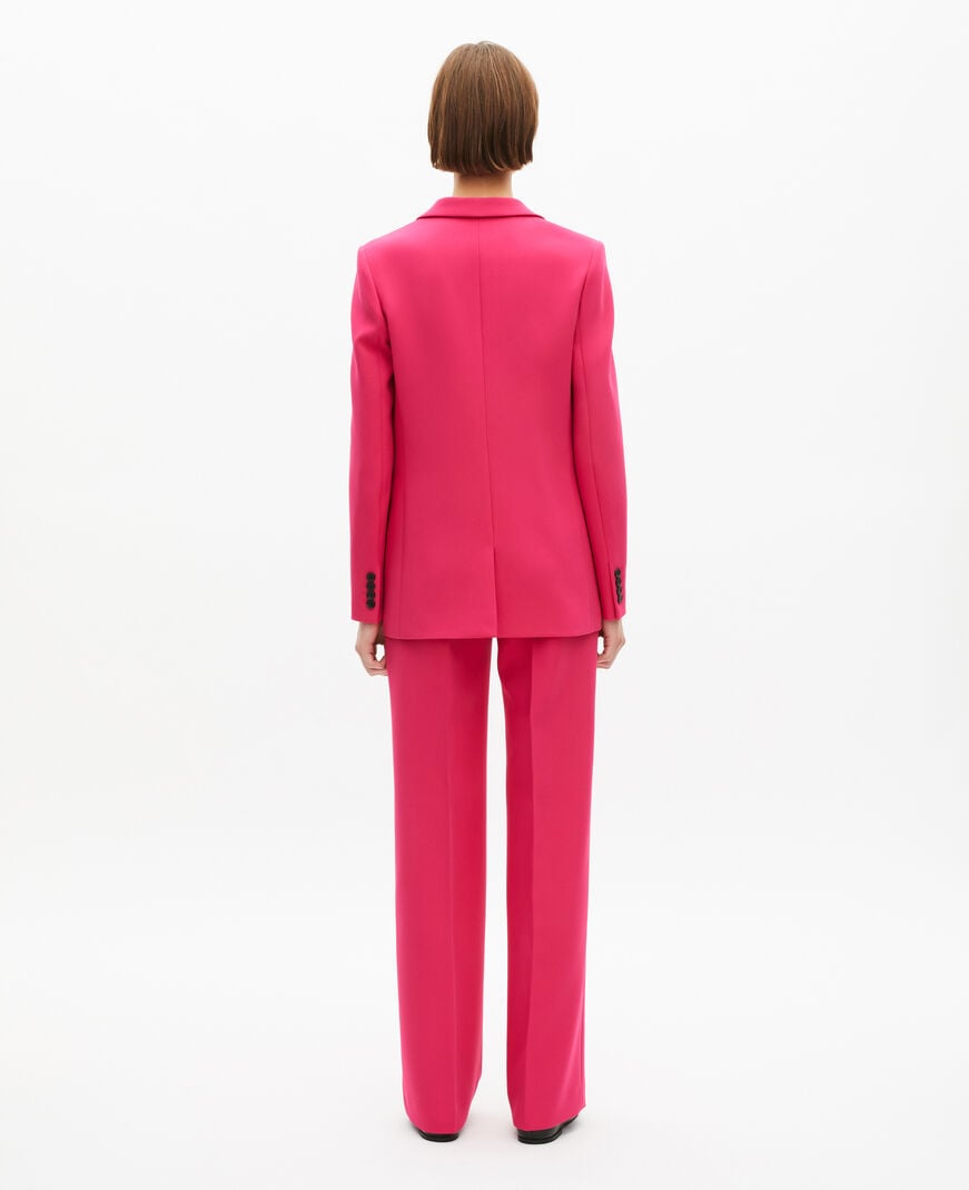 The Kooples WOMEN PINK pink crepe suit jacket