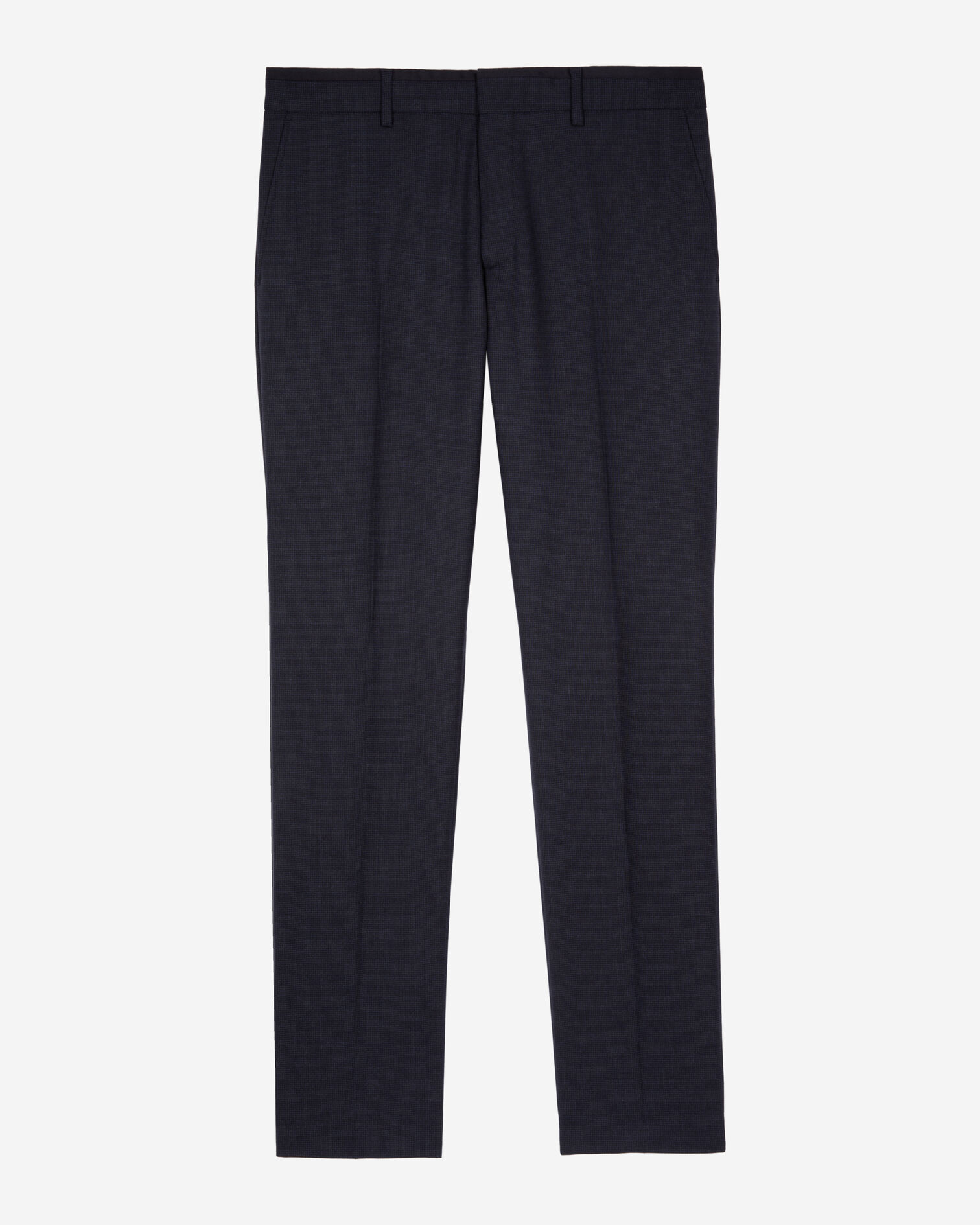 Pantalon de costume pied de puce bleu, NAVY, hi-res image number null