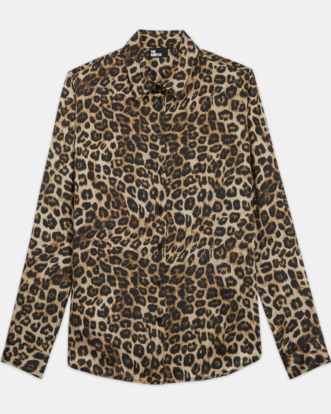 The Kooples WOMEN LEOPARD leopard print silk shirt