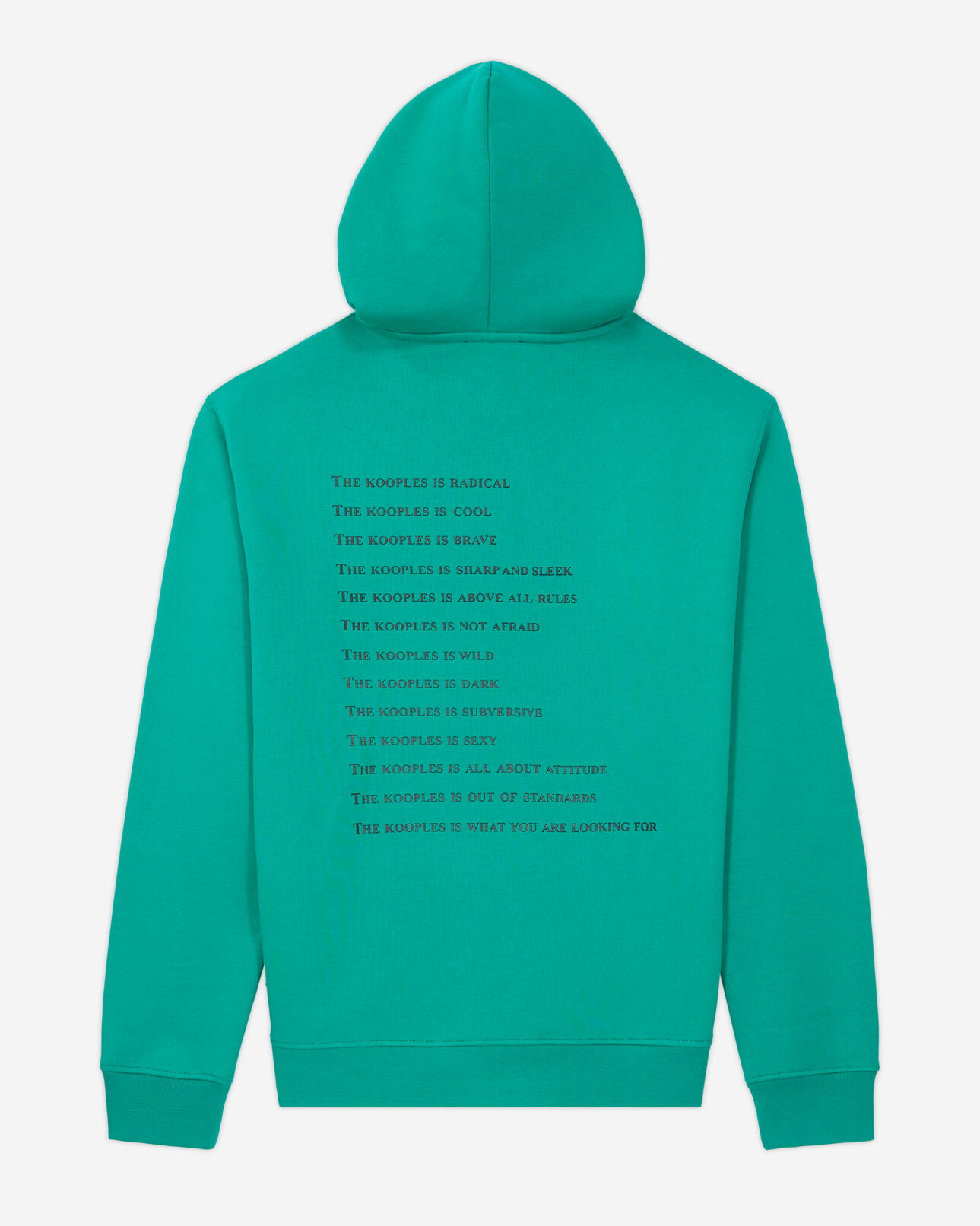 The Kooples HOMME GREEN sweatshirt what is vert