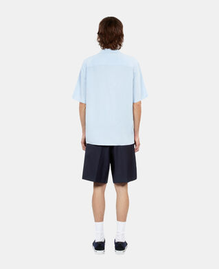 The Kooples HOMME LAVENDER chemise manches courtes bleu ciel