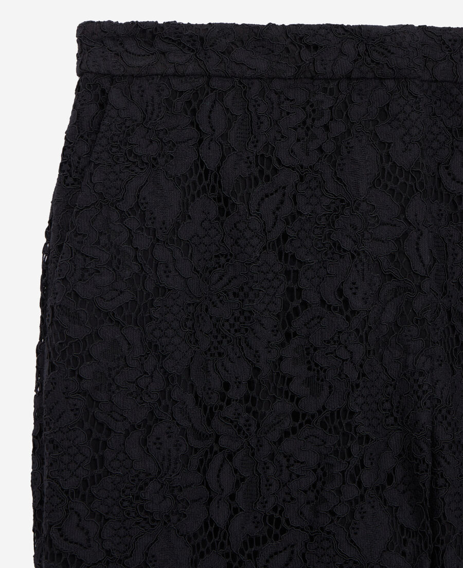 The Kooples F BLACK black lace trousers