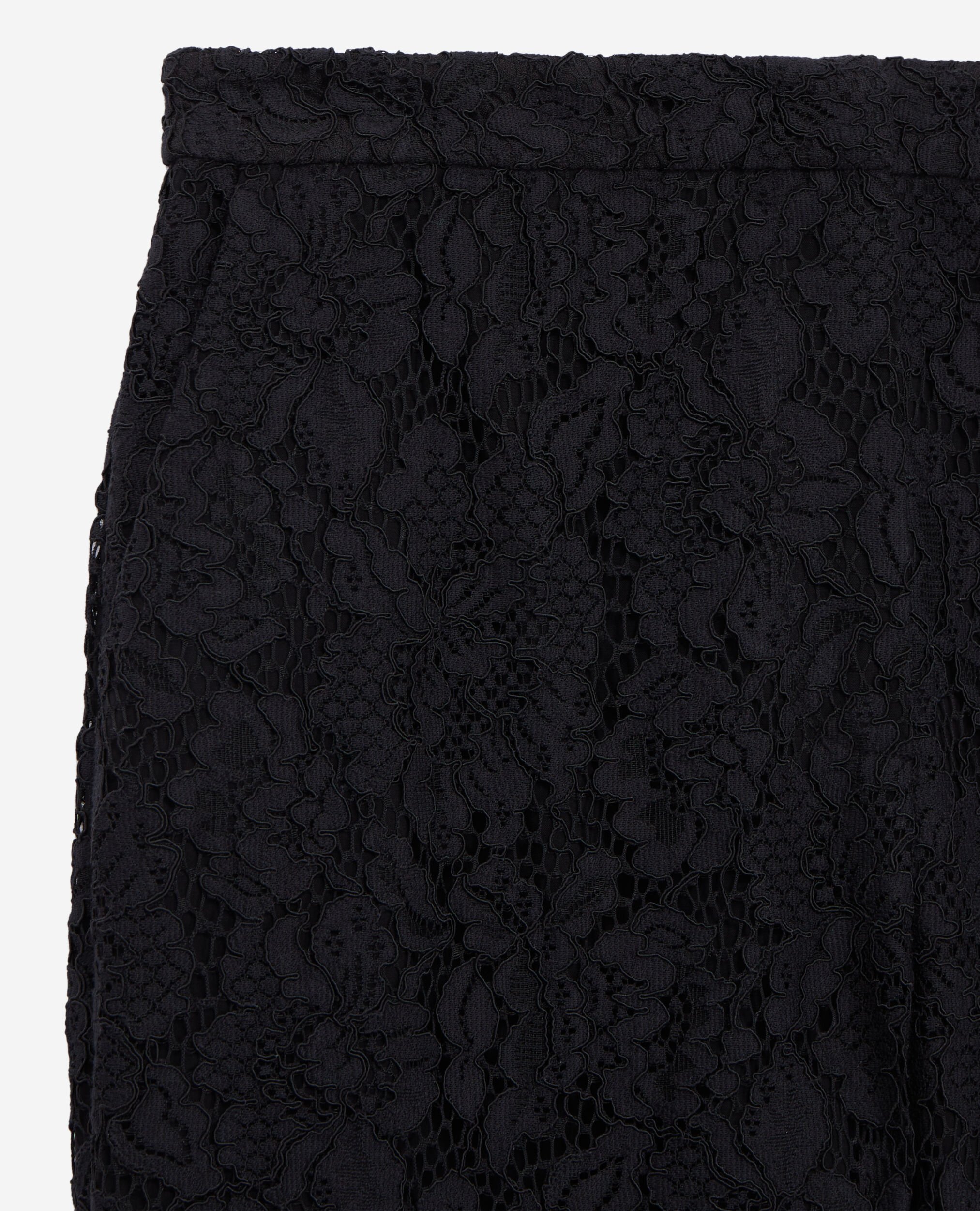 Black lace trousers, BLACK, hi-res image number null