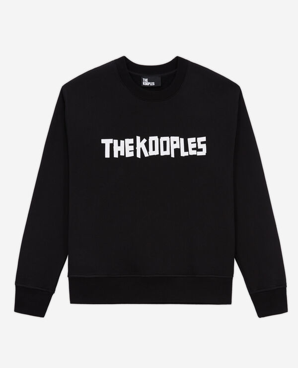 the kooples black logo sweatshirt