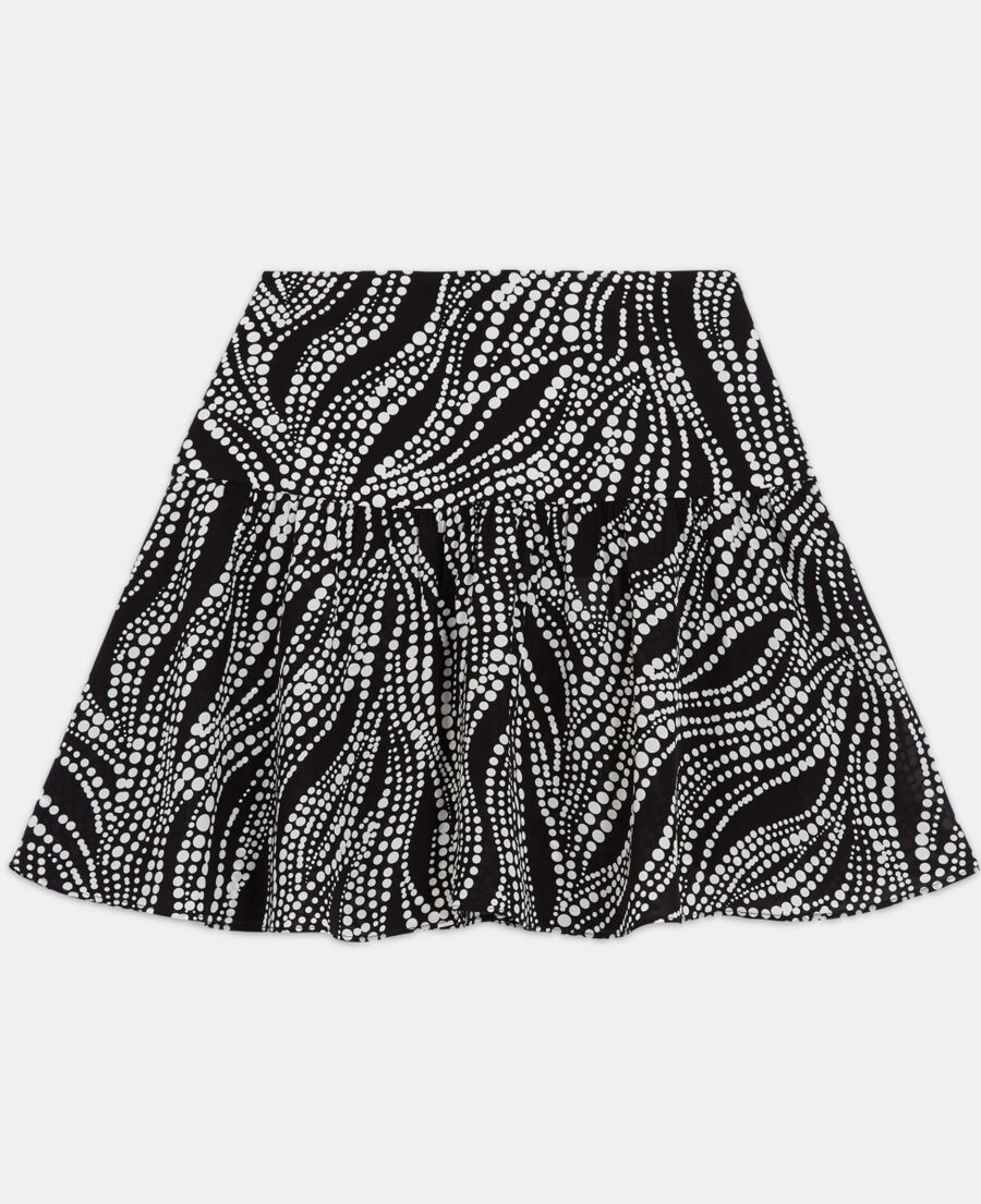short printed skirt