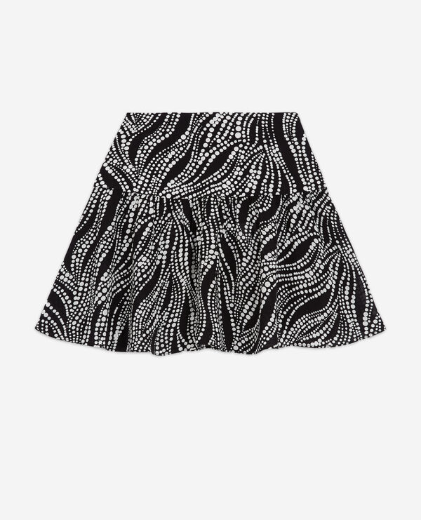 short printed skirt