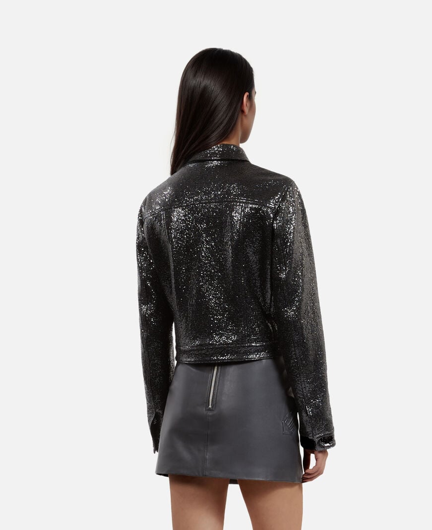 The Kooples MUJER BLACK chaqueta corta negra