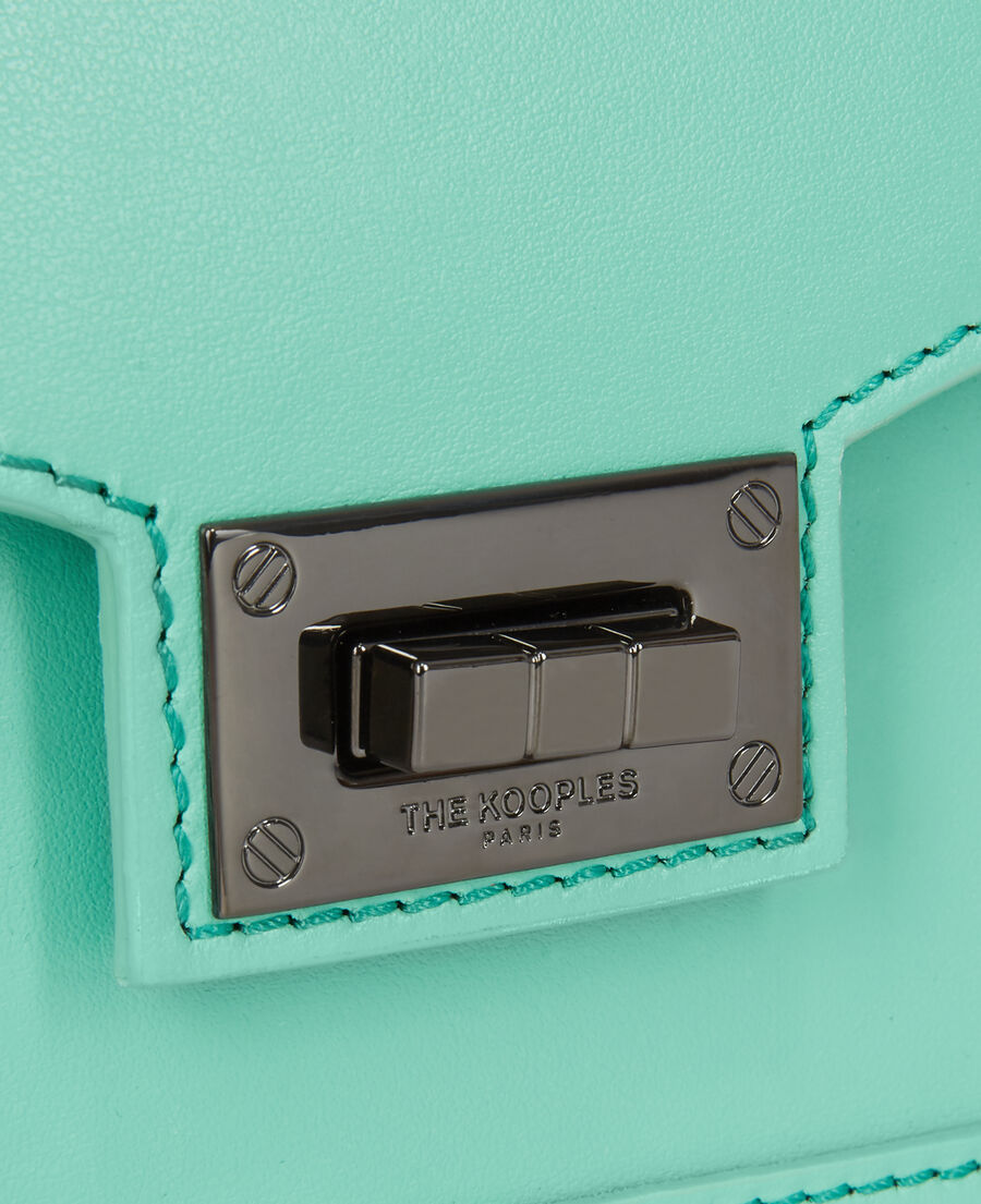 sac emily small en cuir vert
