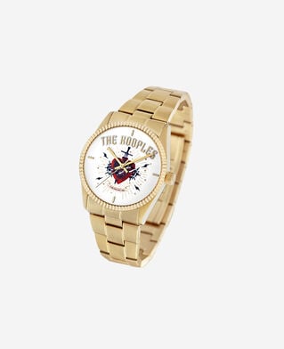 The Kooples MIXED GOLD gold heart - dagger watch