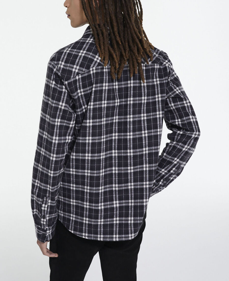 check classic collar shirt
