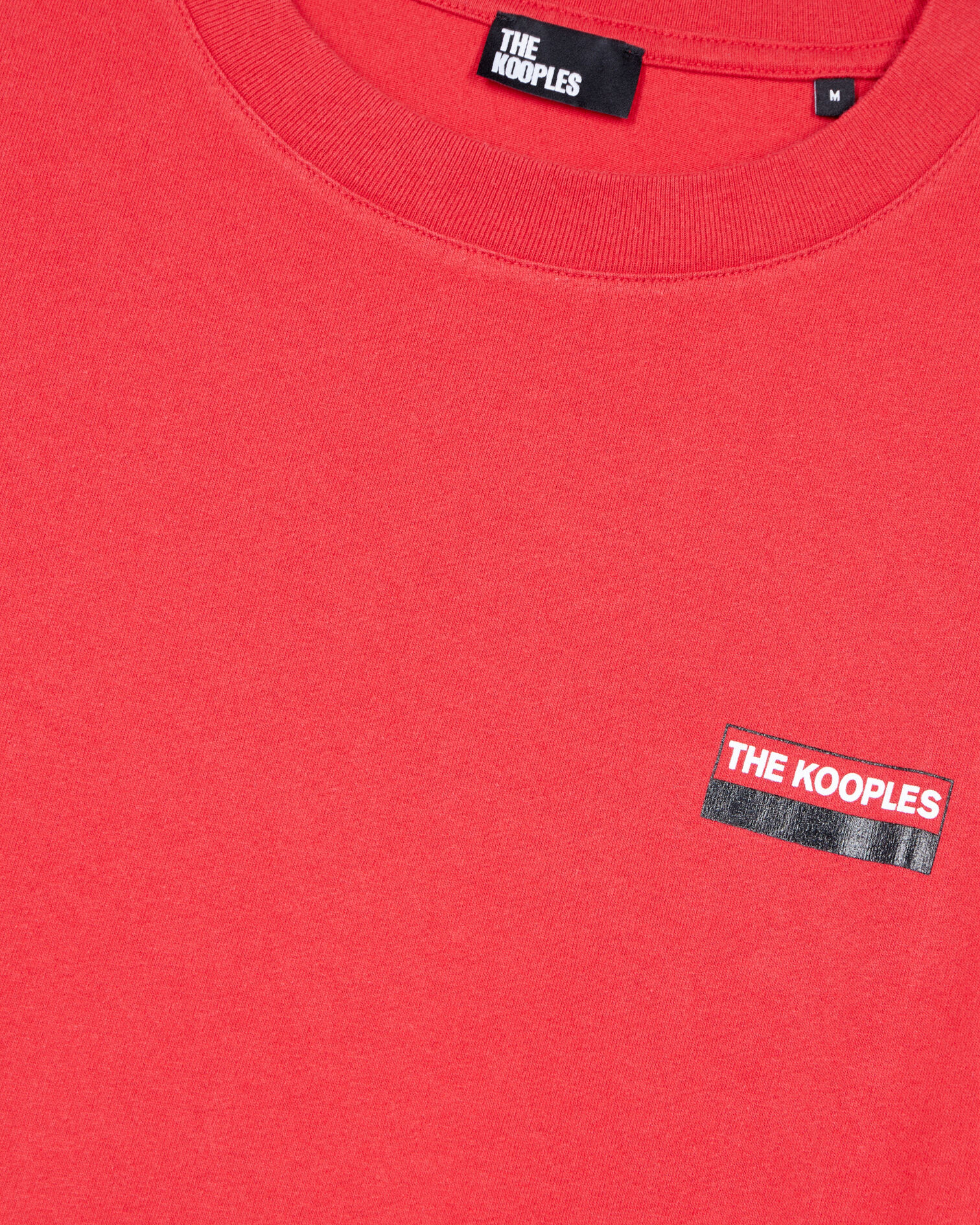 T-shirt avec sérigraphie rouge, RUBIS, hi-res image number null