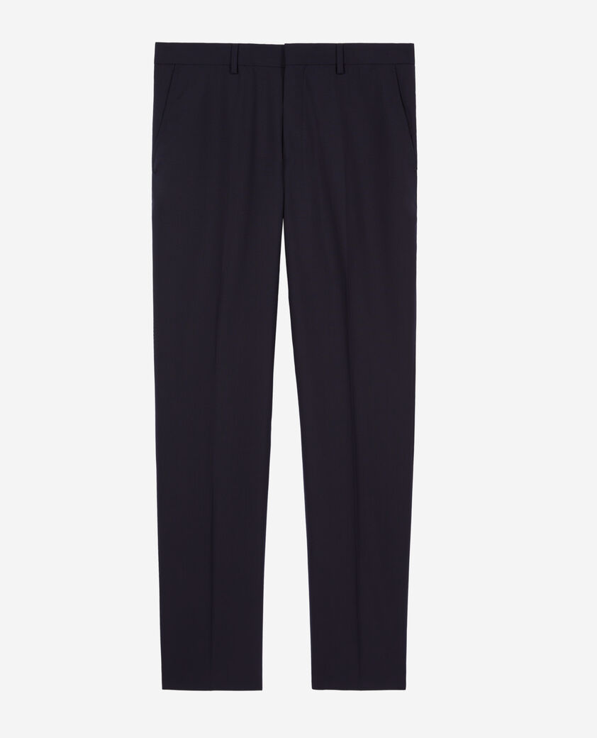 The Kooples MEN DARK NAVY navy blue wool suit trousers