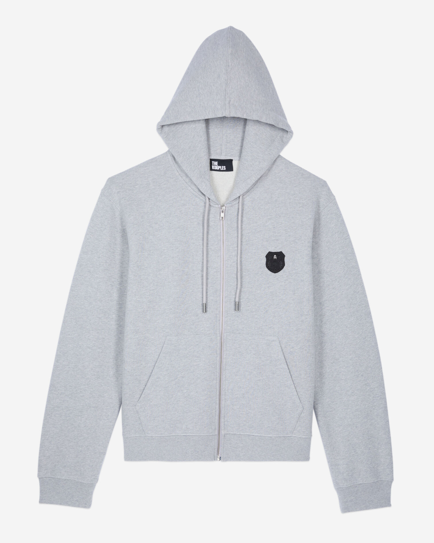 Grey Blazon hoodie, GREY MELANGE, hi-res image number null