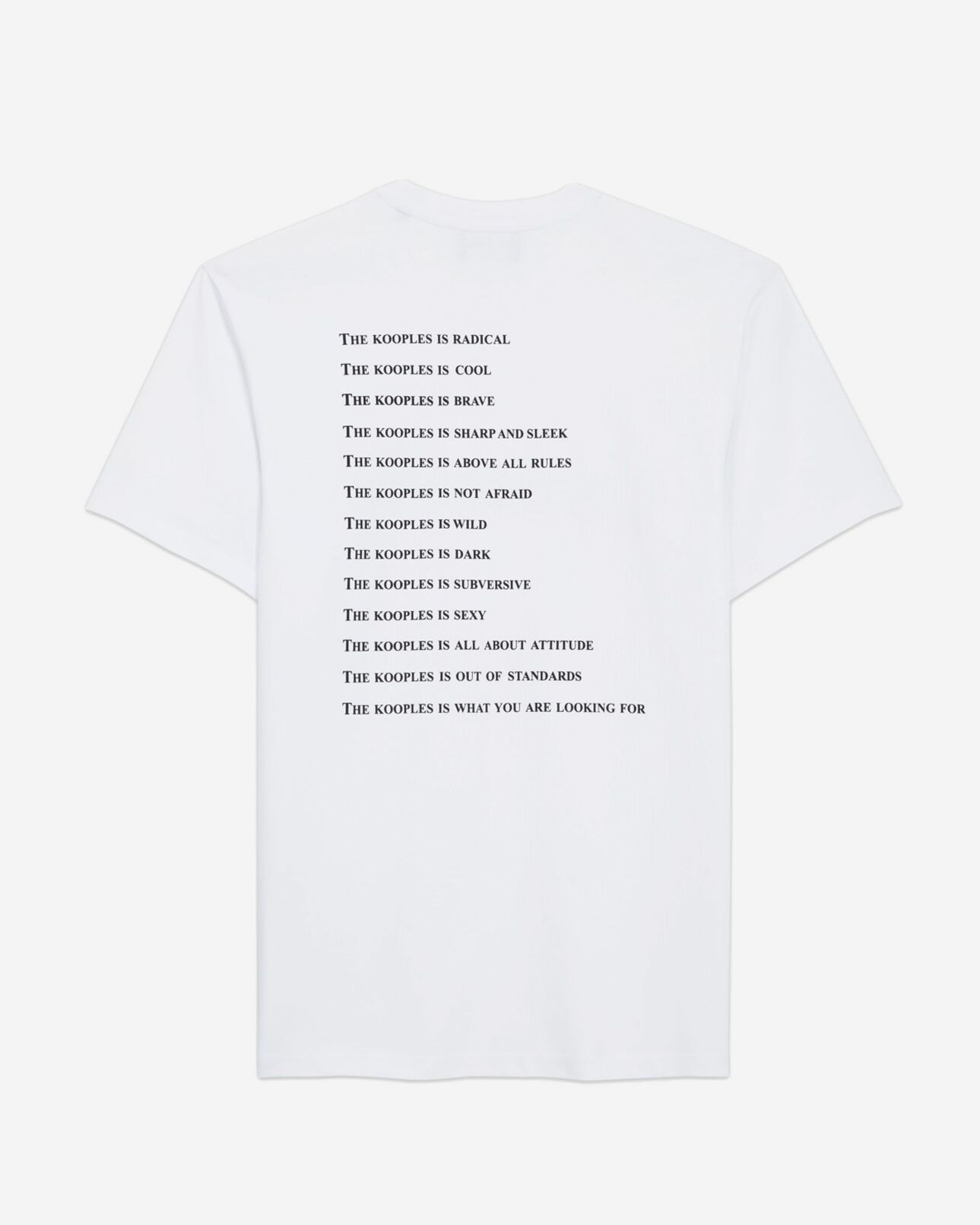 The Kooples HOMME WHITE t-shirt what is blanc