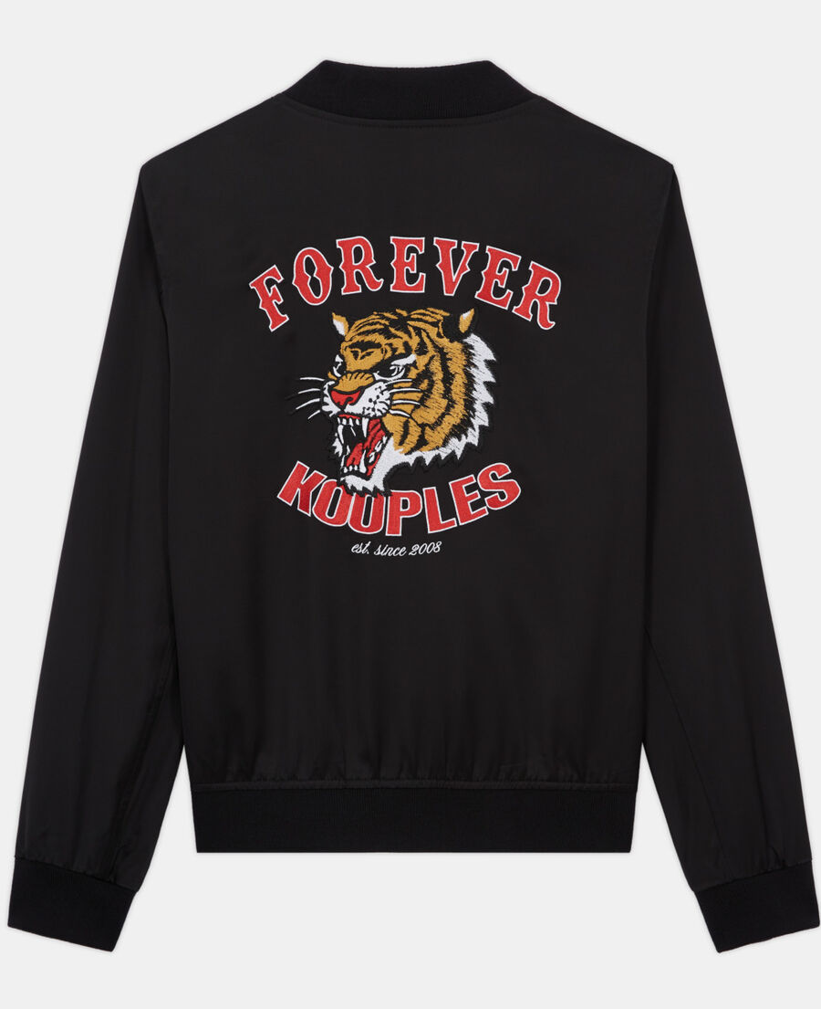 blouson forever kooples réversible noir