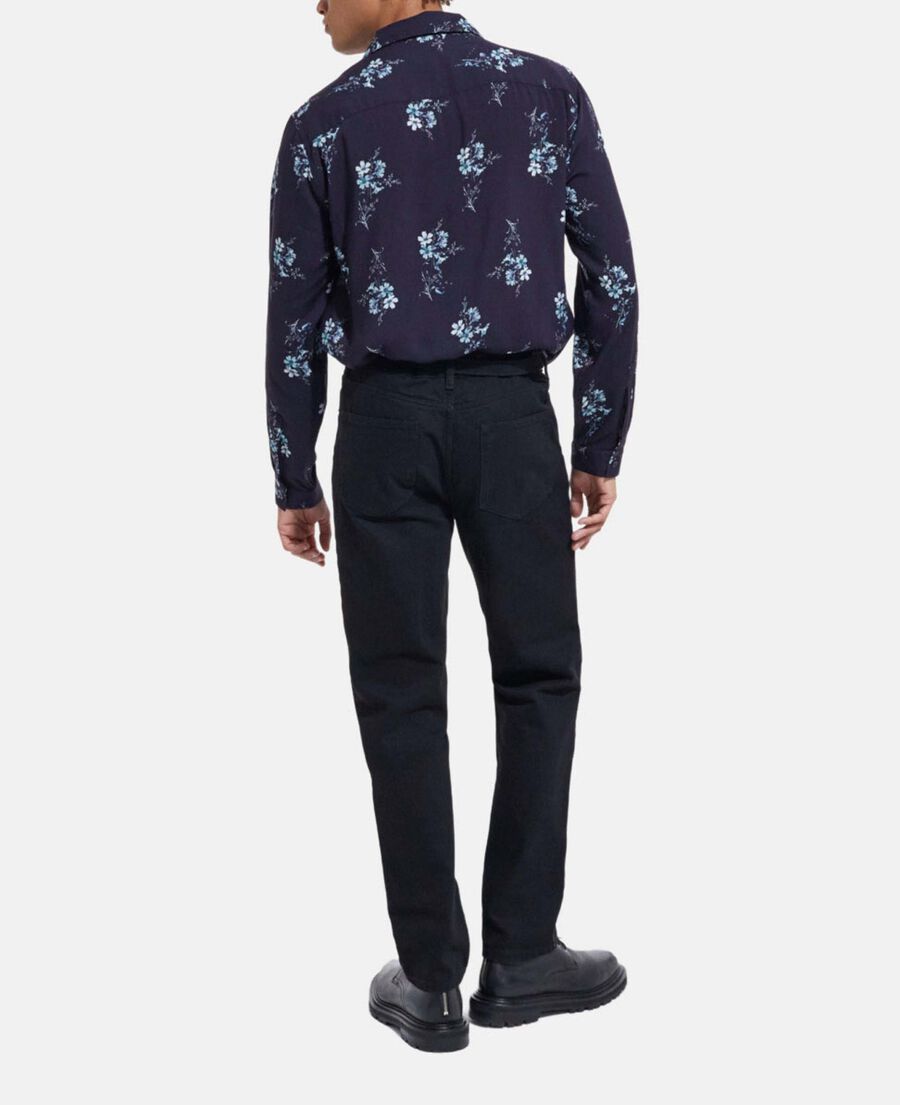 The Kooples HOMME DARK NAVY / BLUE EYES chemise fleurie