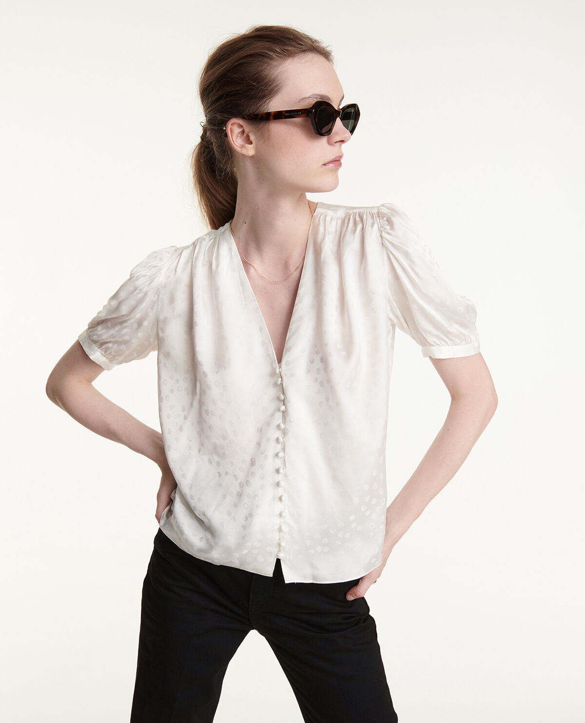 Chemise manche clearance courte the kooples