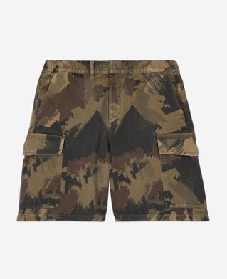 The Kooples H CAMOUFLAGE camouflage cargo shorts