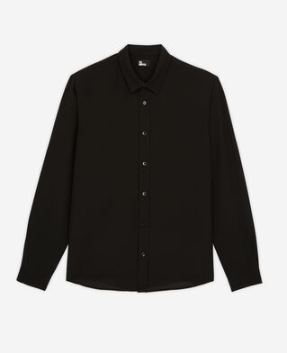 The Kooples H BLACK black silk shirt