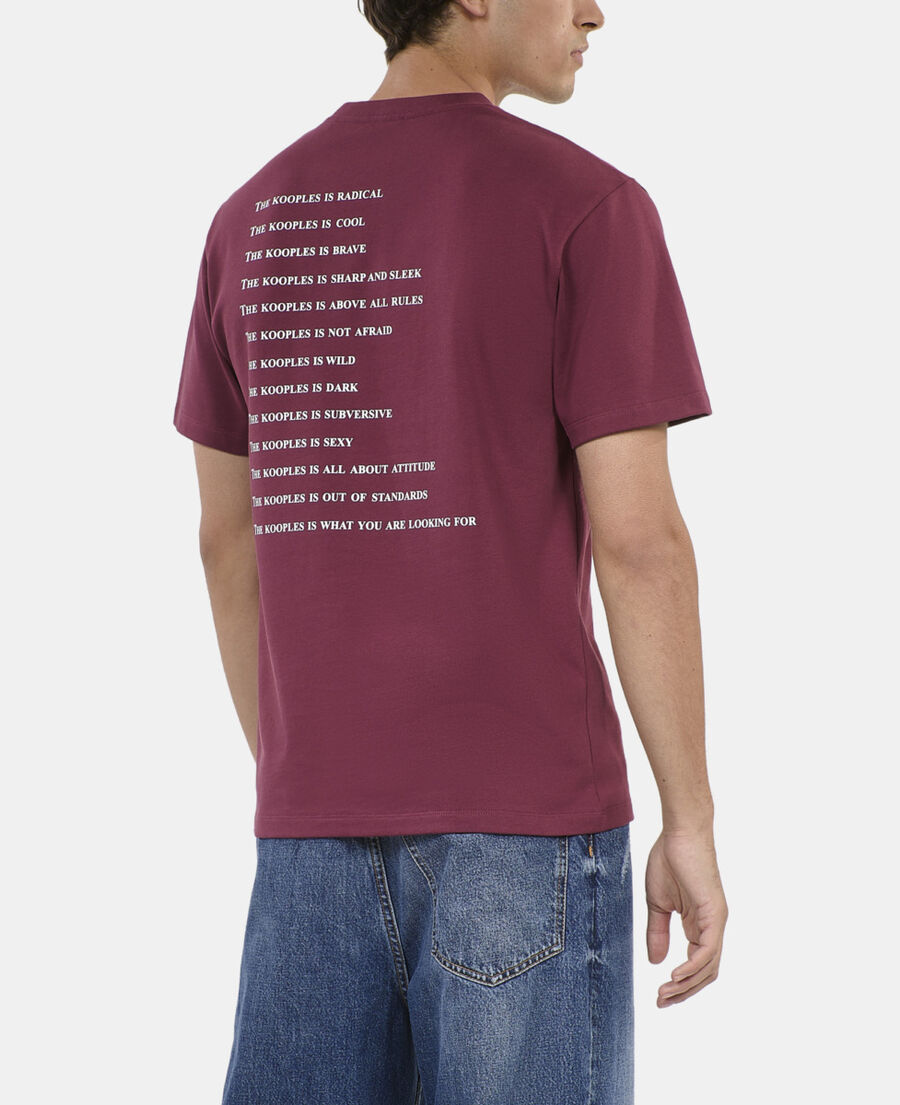 The Kooples H BURGUNDY burgundy what is t-shirt