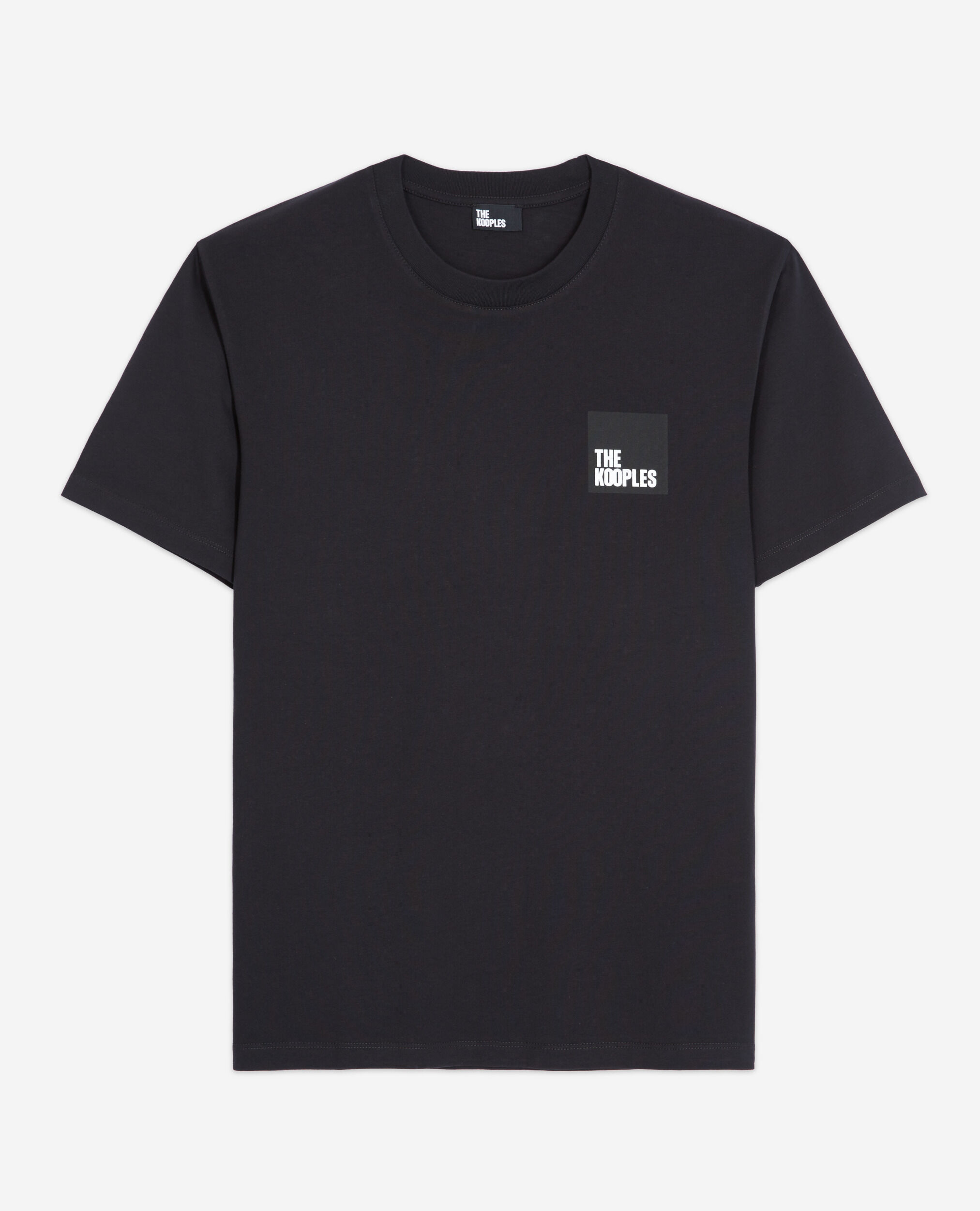 Black T-shirt, BLACK, hi-res image number null