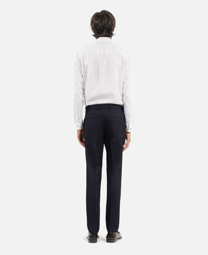 The Kooples HERREN NAVY anzughose flohfuß blau