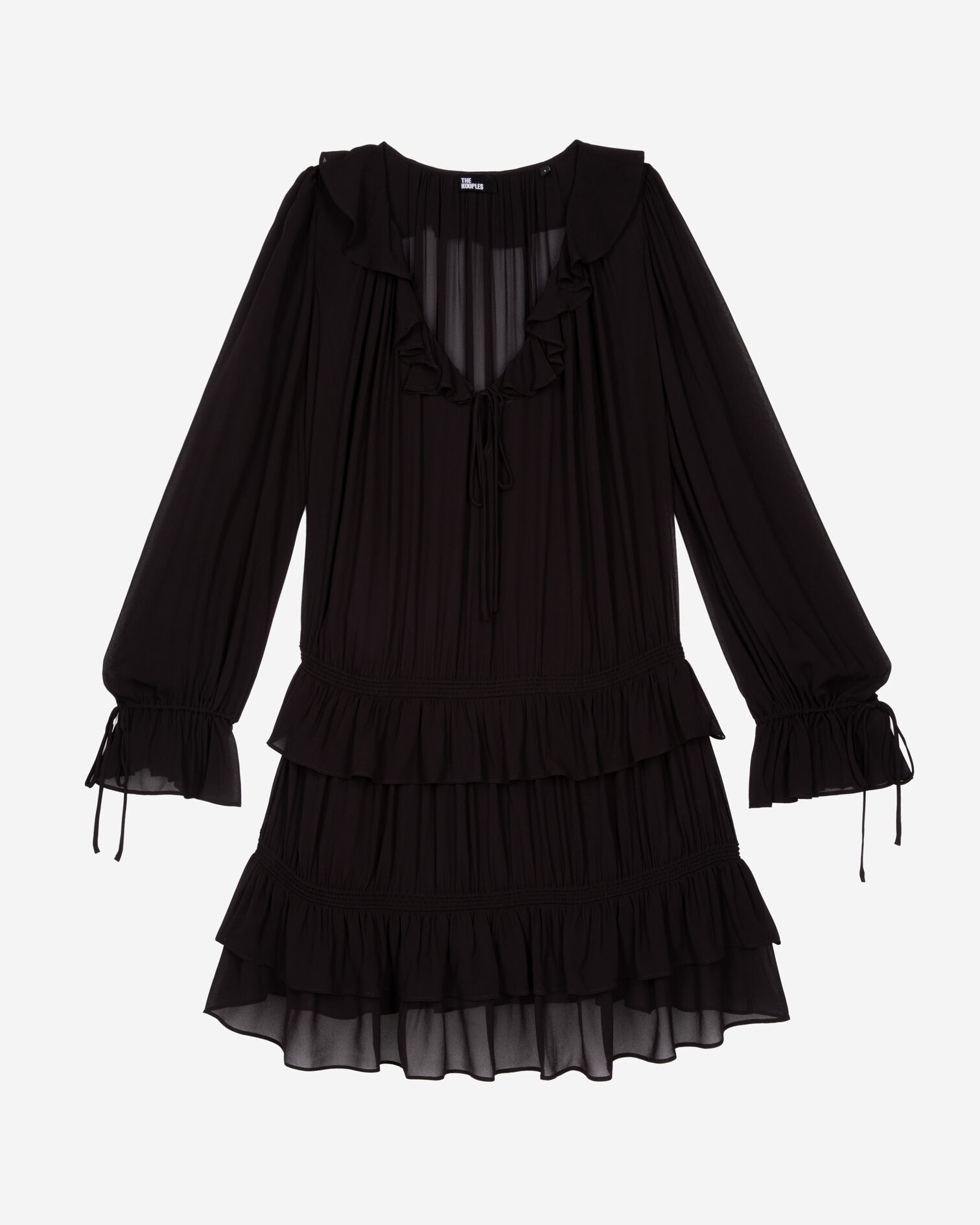 Short black dress, BLACK STONE, hi-res image number null