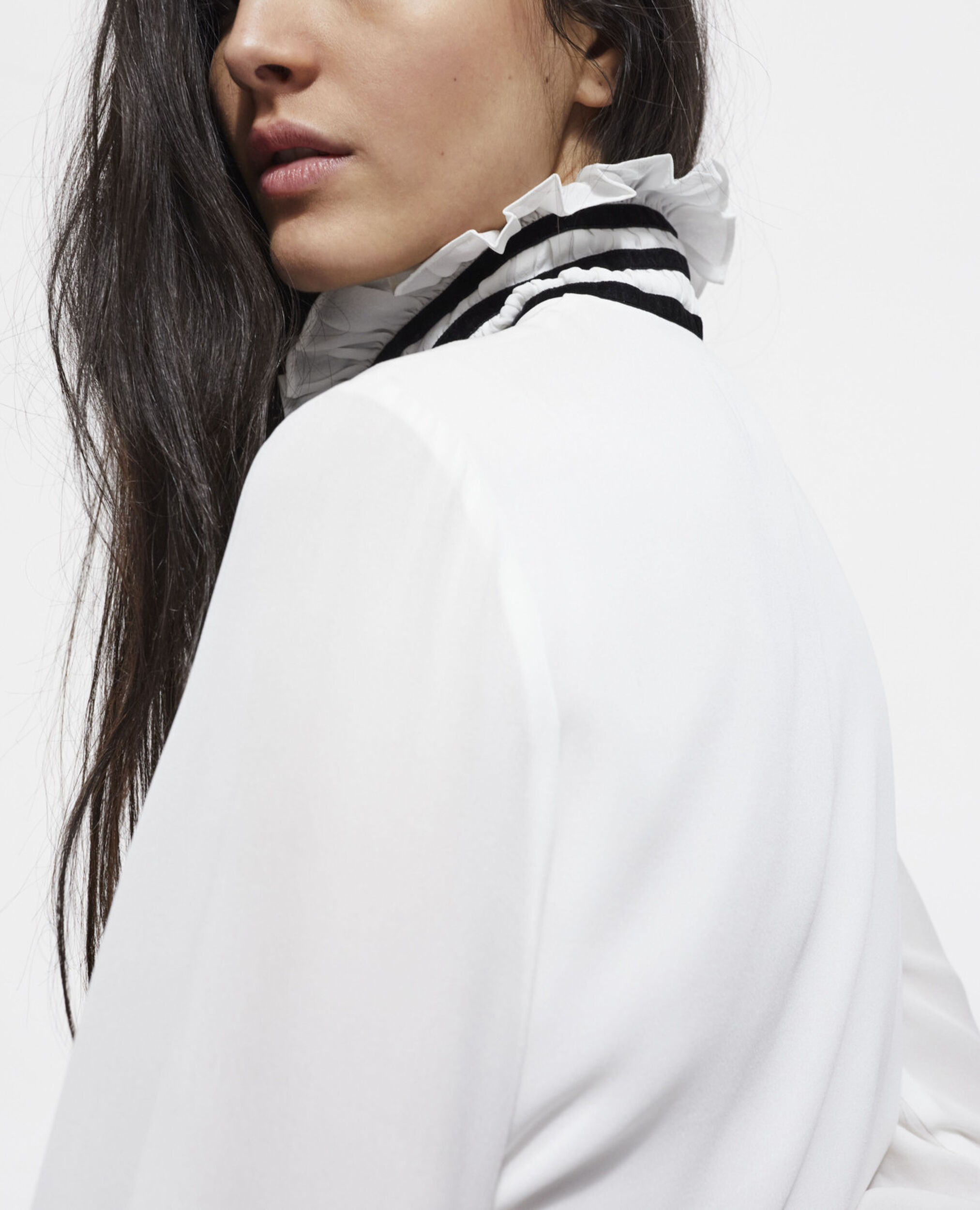 White silk top The Kooples UK