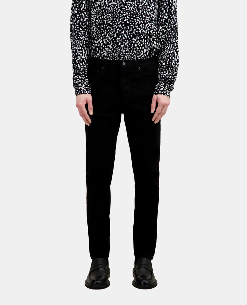 The Kooples HOMME BLACK BRUT jean slim noir