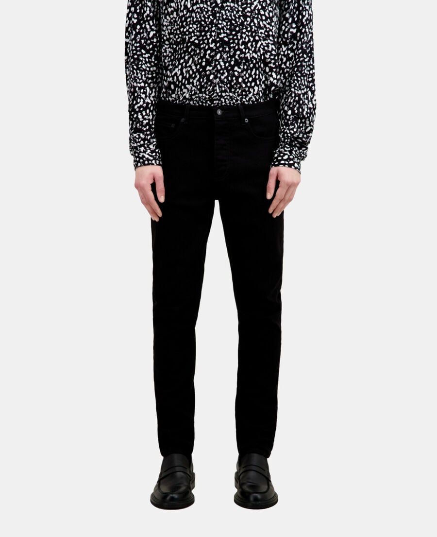 The Kooples HOMME BLACK BRUT jean slim noir